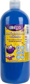 Strigo Farba plakatowa STRIGO w butelce, 1000 ml niebieska