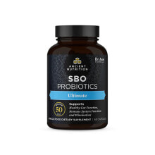 Prebiotics and probiotics ancient Nutrition SBO Probiotics Ultimate Formula -- 50 billion CFU - 60 Capsules