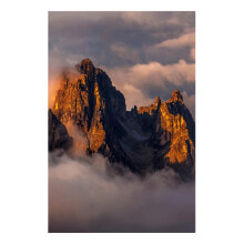 Wandbild Mountains in the Clouds