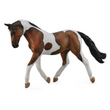 COLLECTA Mare Pinto Dark Chestnut Figure