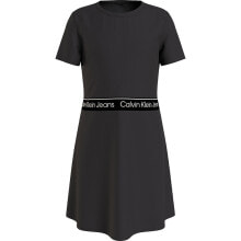 Женские спортивные платья cALVIN KLEIN JEANS Logo Tape Short Sleeve Dress