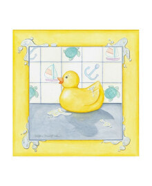 Trademark Global megan Meagher Small Rubber Duck II Childrens Art Canvas Art - 15.5