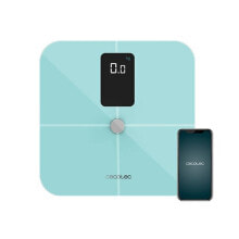 Напольные весы cecotec Surface Precision 10400 Smart Healthy Vision Умные электронные весы Белые Квадратные Зеленые