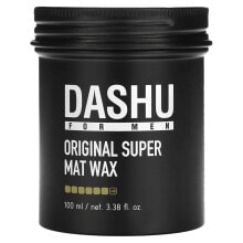 Воск и паста для укладки волос dashu, Для мужчин, оригинальный суперматовый воск, 100 мл (3,38 жидк. Унции)