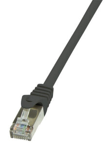 Кабели и разъемы для аудио- и видеотехники logiLink Cat.6 U/UTP, 7.5m сетевой кабель 7,5 m Cat6 U/FTP (STP) Черный CP2083U
