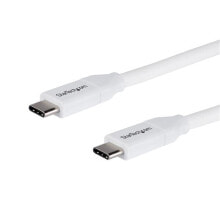 Компьютерные разъемы и переходники starTech.com USB2C5C2MW USB кабель 2 m 2.0 USB C Белый