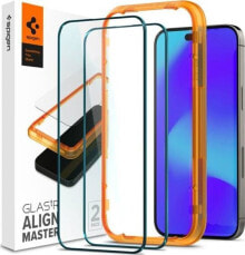 Spigen Szkło hartowane Spigen GLAS.tR Slim AlignMaster Apple iPhone 14 Pro Black [2 PACK]