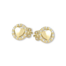 Ювелирные серьги romantic gold earrings with crystals 745 239 001 00993 0000000