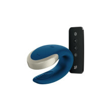 Couples Massager Satisfyer Double Love Blue