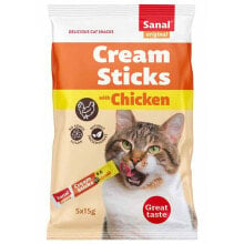 Купить товары для собак Şanal: SANAL Cream Chicken Cat Snack