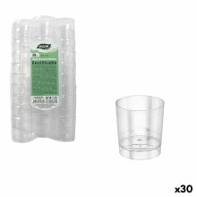 Set of Shot Glasses Algon Reusable polystyrene 30 Pieces 30 ml (30 Units)