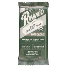 Rawmio, Плитка темного шоколада, 70% какао, 50 г (1,76 унции)