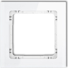Умные розетки, выключатели и рамки Karlik Universal single glass frame DECO white (0-0-DRS-1)