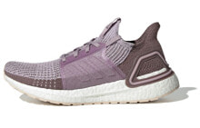 adidas Ultraboost 19 编织 低帮 跑步鞋 女款 棕紫 / Кроссовки Adidas Ultraboost 19 G27490
