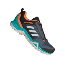 Мужская спортивная обувь для треккинга Мужские кроссовки спортивные треккинговые синие текстильные низкие демисезонные  Adidas Terrex AX3 Gtx
