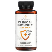 LifeSeasons, Clinical Immunity, Daily Boost, 60 растительных капсул