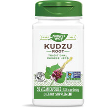 Растительные экстракты и настойки Nature's Way Kudzu Root Корень кудзу 1226 мг 50 растительных капсул