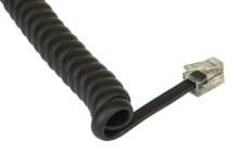 Товары для строительства и ремонта inLine 18893A телефонный кабель 2 m Черный
