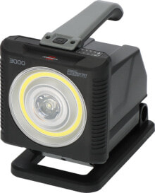 HL 3000 - Hand flashlight - Black - Plastic - Buttons - IP54 - III