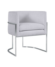 Giselle Dining Chair - Silver Frame