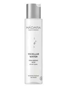 Madara Hyaluronic Acid Micellar Water Мицеллярная вода с гиалуроновой кислотой для снятия макияжа для всех типов кожи 100 мл