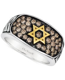 Купить мужские ювелирные кольца и перстни Le Vian: Кольцо Le Vian Chocolate Diamond Star of David