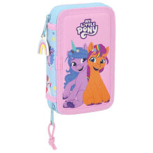 SAFTA My Little Pony ´´Wild & Free´´ Double Filled 28 Pieces Pencil Case