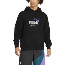 Puma Pullover Hoodie X Butter Goods Mens Black Casual Outerwear 532438-01 купить онлайн