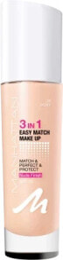 Купить тональные средства для лица Manhattan Cosmetics: Foundation 3in1 Easy Match Ivory 028, LSF 20, 30 ml