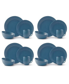 Nambé orbit 16 Piece Dinnerware Set, Service for 4