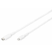 DIGITUS DB-600109-010-W Lightning USB-C cable 1 m