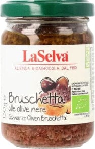 Brotaufstrich, Bruschetta Schwarze Oliven, 130 g