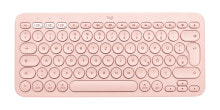 Клавиатуры Клавиатура Logitech K380 For Mac Bluetooth QWERTZ  Розовый 920-010402