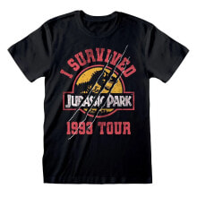 HEROES Jurassic Park I Survived 1993 Short Sleeve T-Shirt