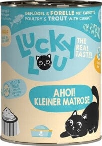 Lucky Lou Lucky Lou Lifestage Kitten Drób i pstrąg puszka 400g