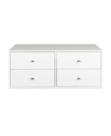 Floating 4-Drawer Dresser