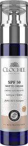 Schützende und mattierende Gesichtscreme mit Jojobaöl und Knotengras SPF 50 - Clochee Cream SPF50