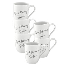 Becher Good Morning Statement 6er Set