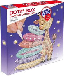 Купить развивающие и обучающие игрушки DIAMOND DOTZ: DIAMOND DOTZ DIAMOND DOTZ GIRAFF PILLOW DOTZ BOX