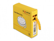 Комплектующие для кабель-каналов deLOCK 18362 маркер для кабелей Желтый 500 шт