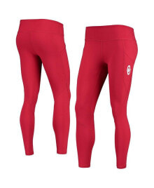 ZooZatz women's Crimson Oklahoma Sooners Pocketed Leggings