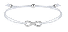 Wired Bracelet with Infinity White / Steel