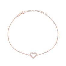 Браслеты charming bronze heart bracelet BRC39R