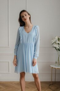 Sukienka L083 Niebieski