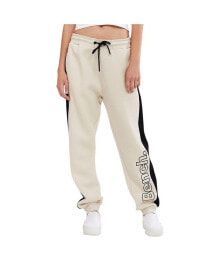 Купить женские брюки Bench DNA: Bench Zarah womens colorblock joggers light stone with leg stripe