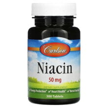 Niacin, 50 mg , 100 Tablets