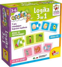 Развивающие настольные игры для детей lisciani LISCIANI CAROTINA LOGIKA 3 W 1