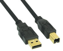 Компьютерные разъемы и переходники inLine 34518S USB кабель 2 m USB A USB B Черный