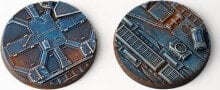 Gamers Grass Gamers Grass: Bases Round - Spaceship Corridor 60 mm (2 szt.)