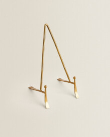 Golden metal display stand